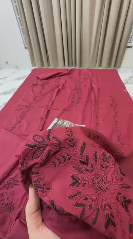 Rang rasiya luxury embroidered lawn 3pc