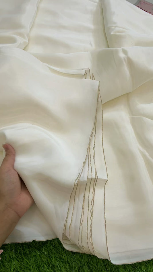 Pure Russian silk 2 pc dyeable (5yard)