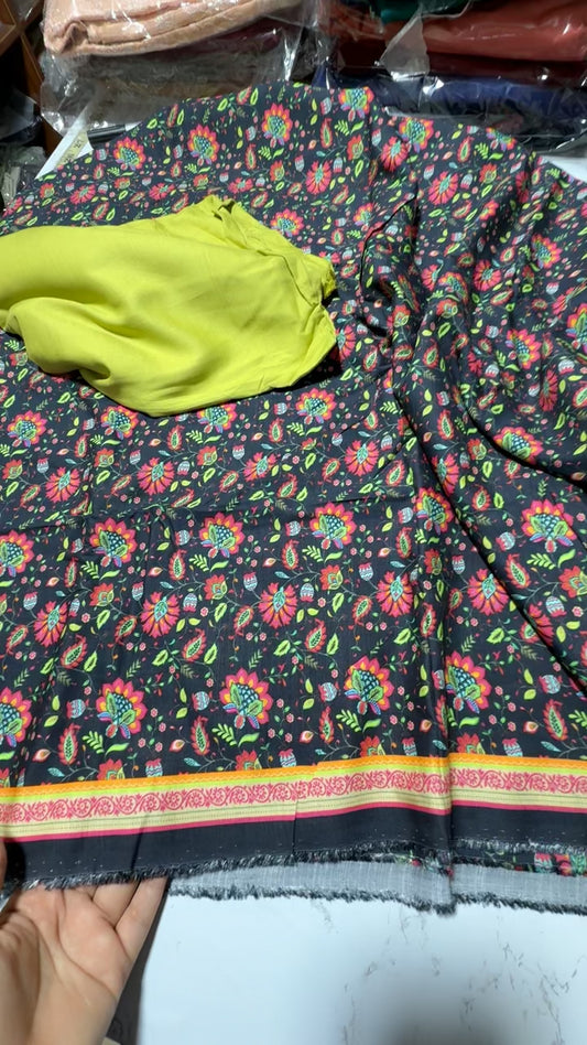 Mix brand printed linen 2pc