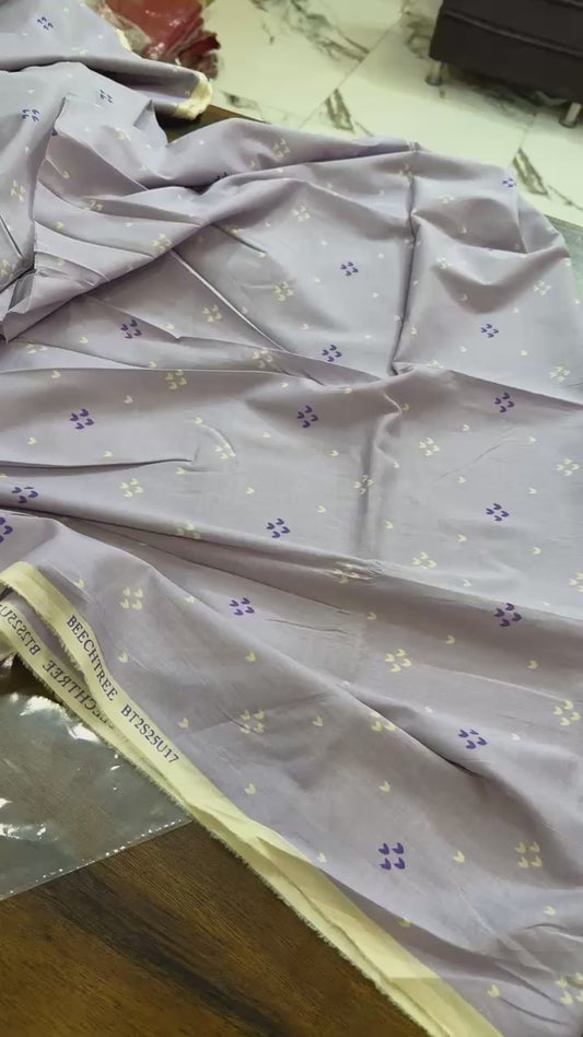 Beech tree all over printed lawn 2pc