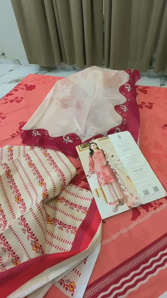 Faiza faisal printed lawn 3pc