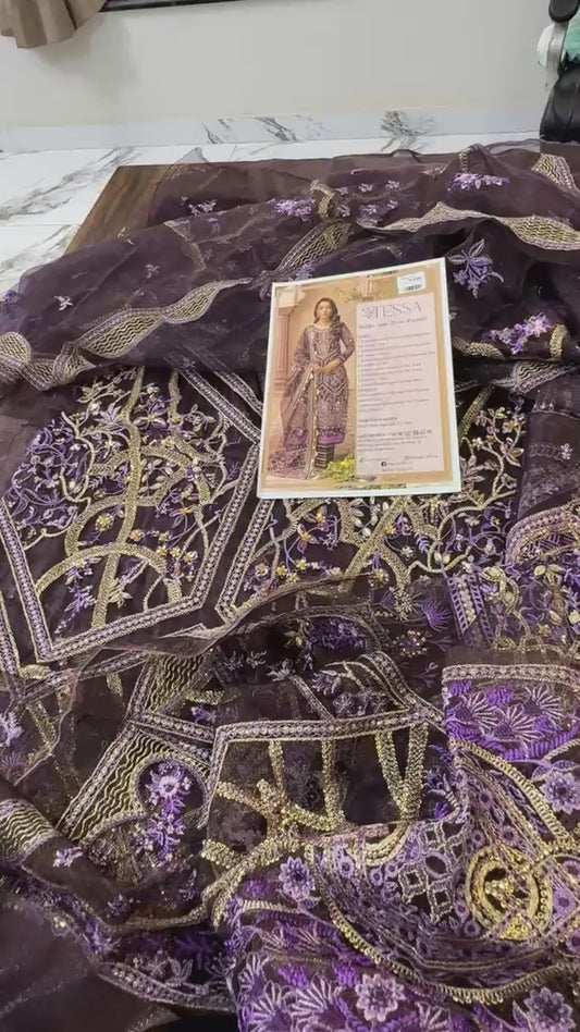 Tessa Malika jaan (D-01 purple) luxury formal dresses