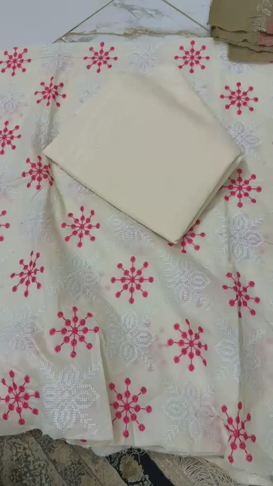 Bareeze style embroidery lawn 2pc