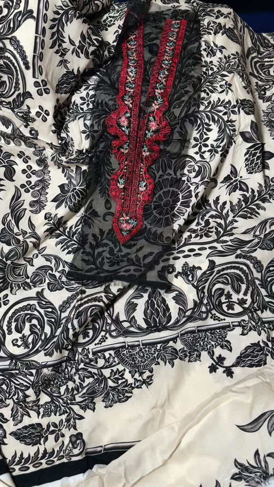 Sana safinaz embroided winter 2pc