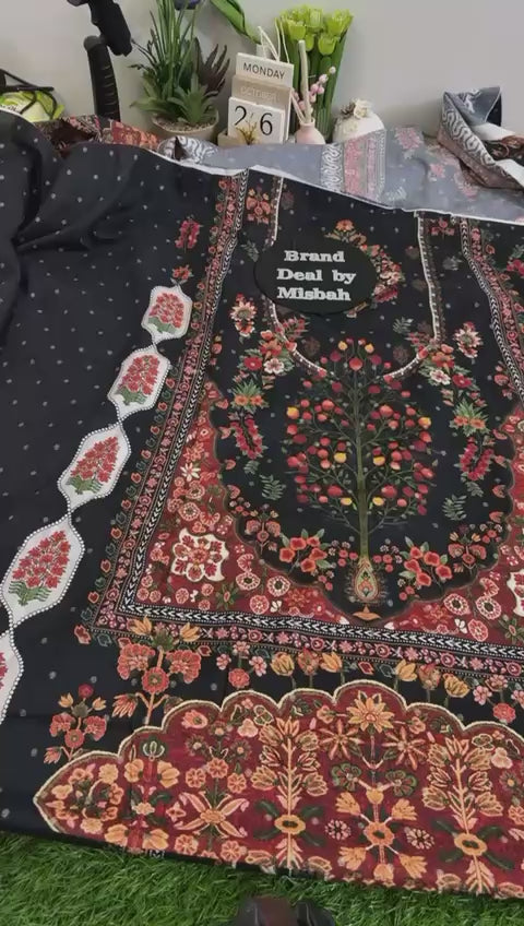 Ethnic winter printed shirt