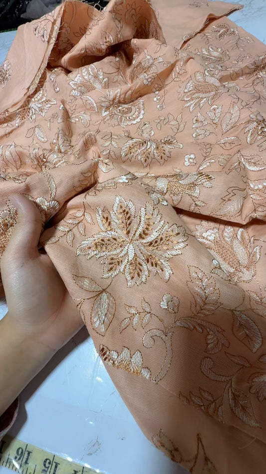 Bareze style embroided 2pc