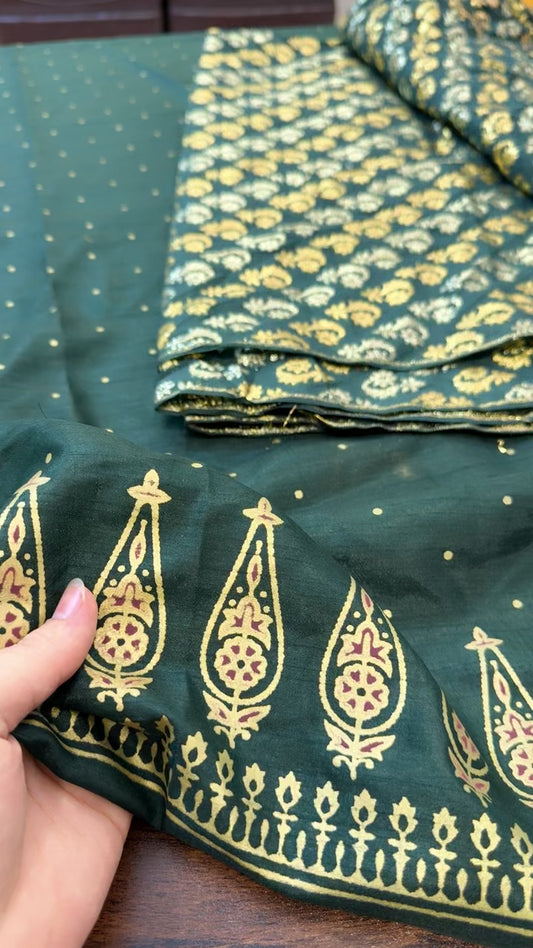 J. Luxury 2pc block printed