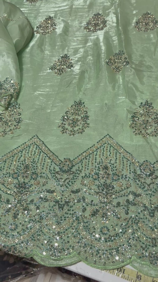 Luxury turkish cut dana silk shirt duppata