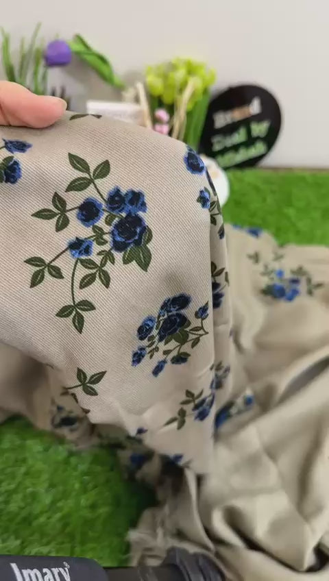 Printed winter corduroy Marina 3 pc