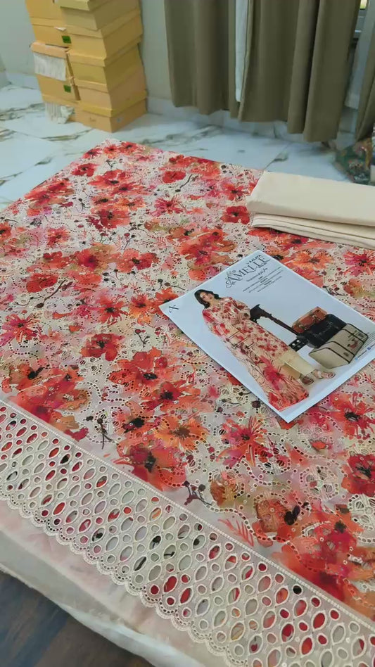 Aalaya embroided lawn 3pc