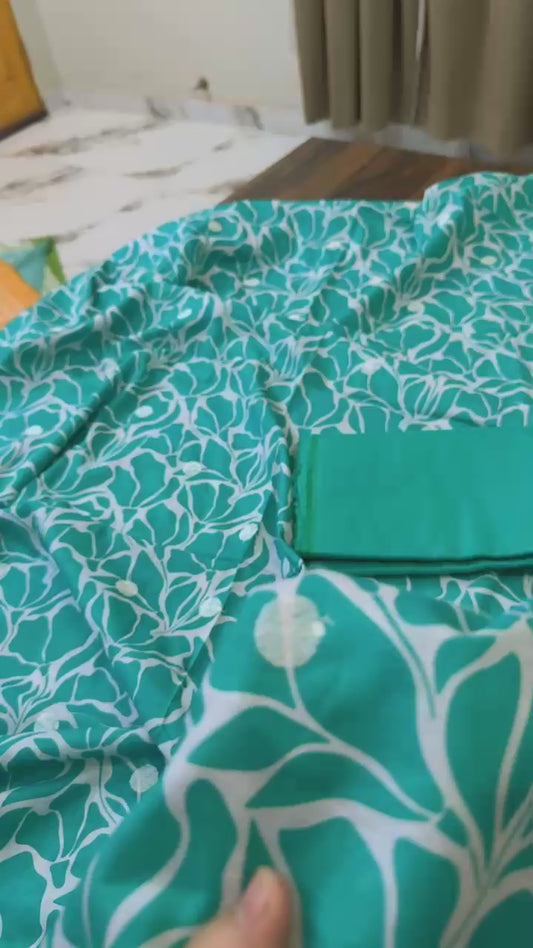 lawn embroidered 2 pc