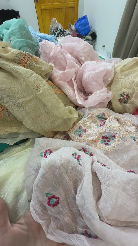 Bareeze pure chiffon duppata deal of 3 duppata