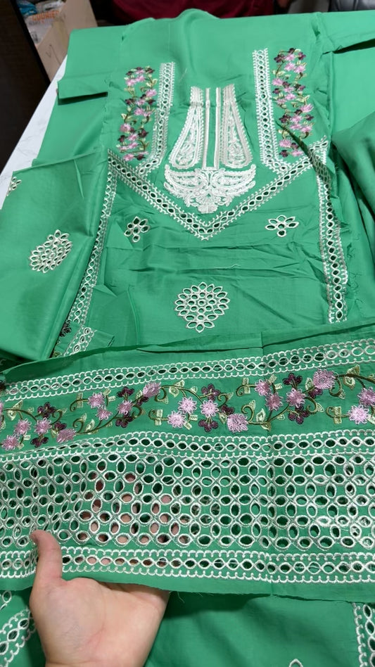 Big brand Luxury embroided lawn 2pc