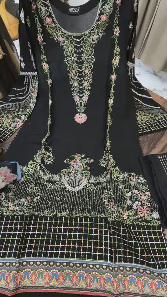 Tessa luxury formal stitched 3 pc