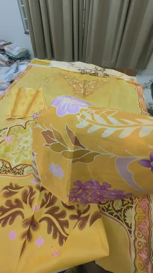 Mushq printed lawn 3pc