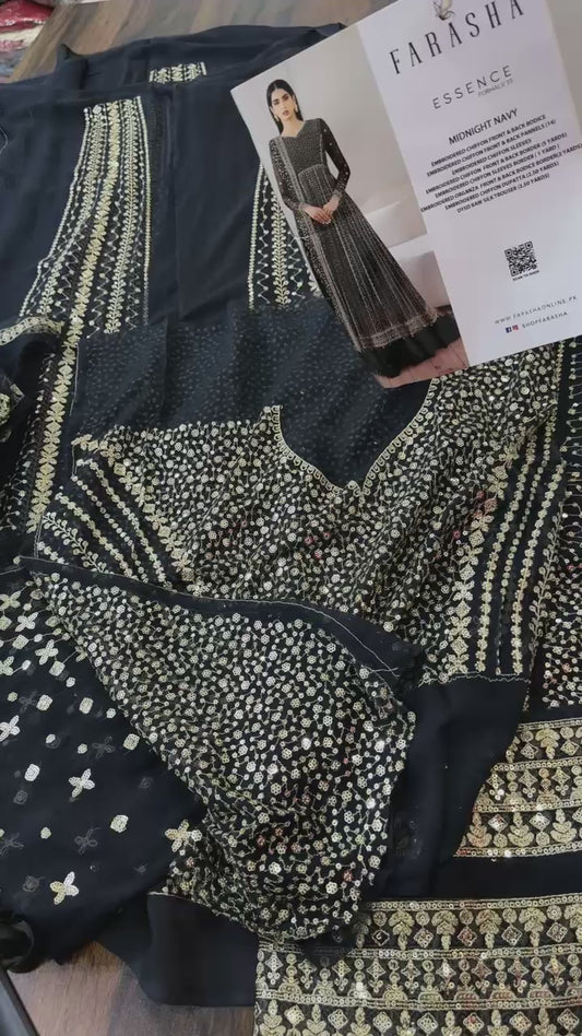 Farasha luxury embroidered formal dresses