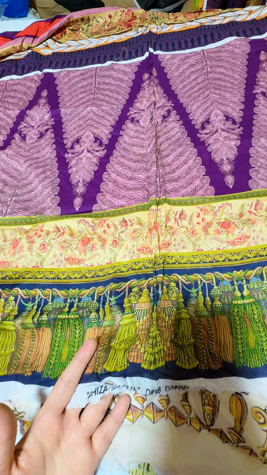 Shiza hassan printed lawn shirt