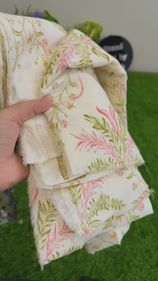 Ethnic printed crushed fabric 2 pc