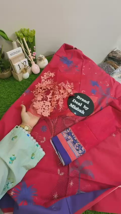 Mushq printed 2 pc with patche