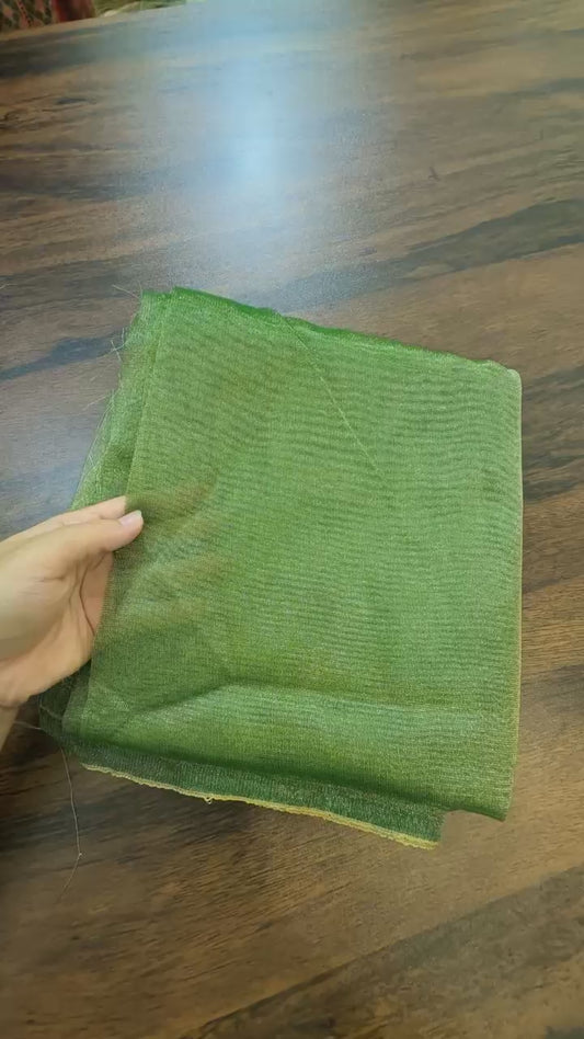 Maria b 💯 percent original luxurious zari net masuri fabric