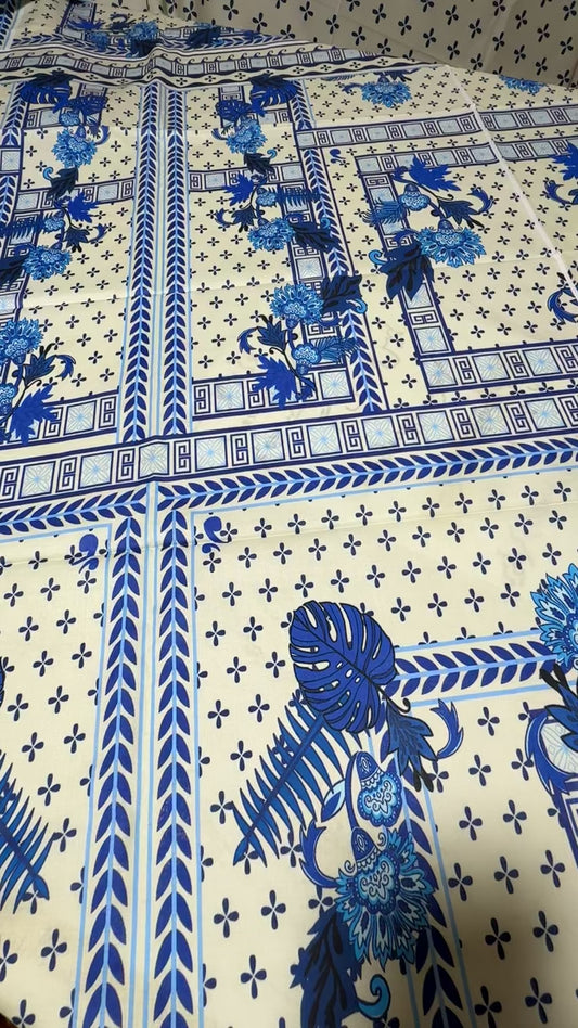 Ethnic printed cotton lawn2 pc