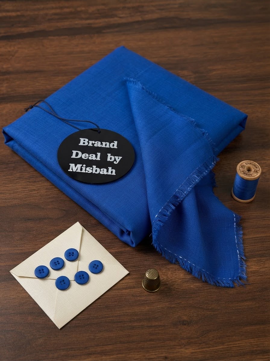 Alkaram plain linen 2 pc