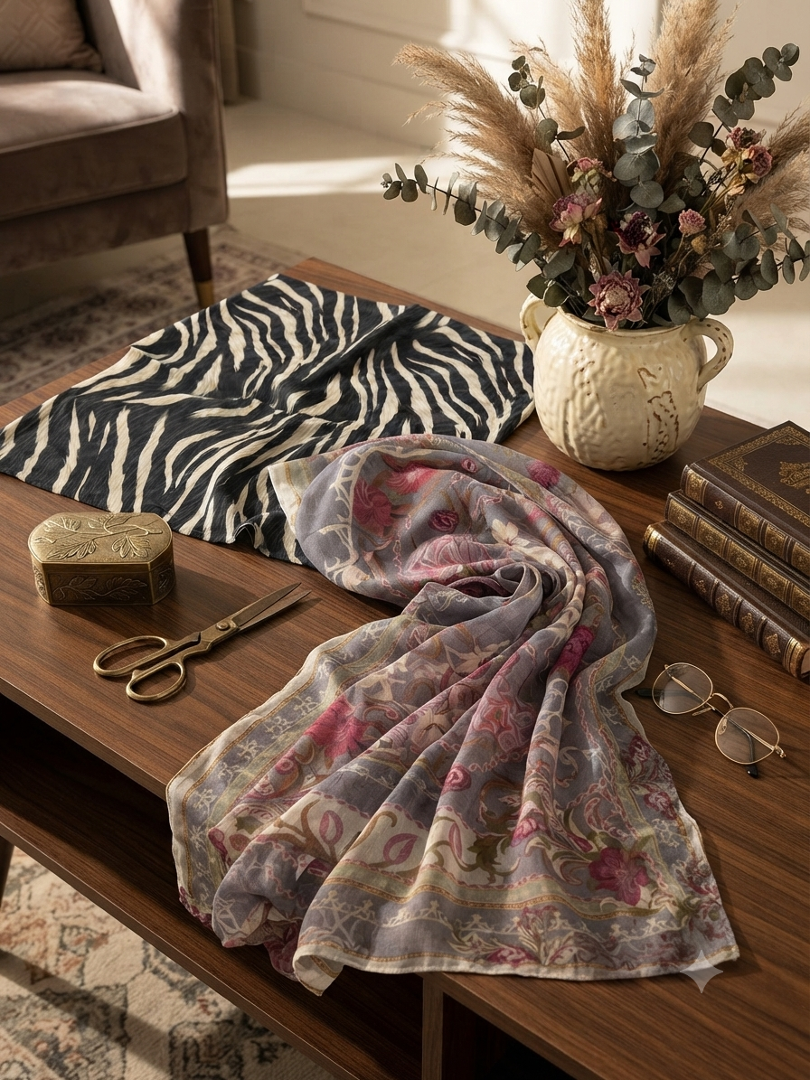 Sale Elaf printed lawn 2pc shirt and printed chiffon dupatta