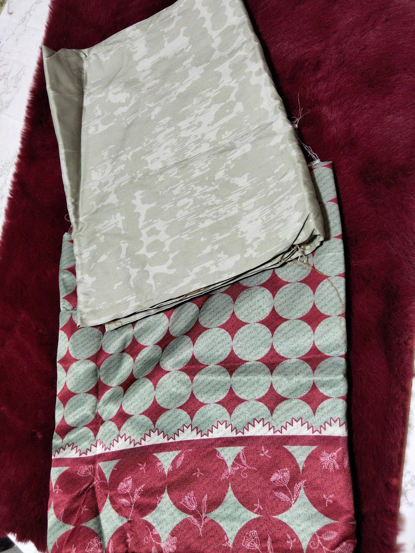 Jazmine winter 3pc with printed shwal