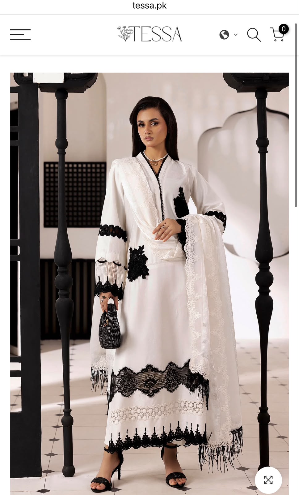 Teesa luxury formal stitched raw silk 3 pc