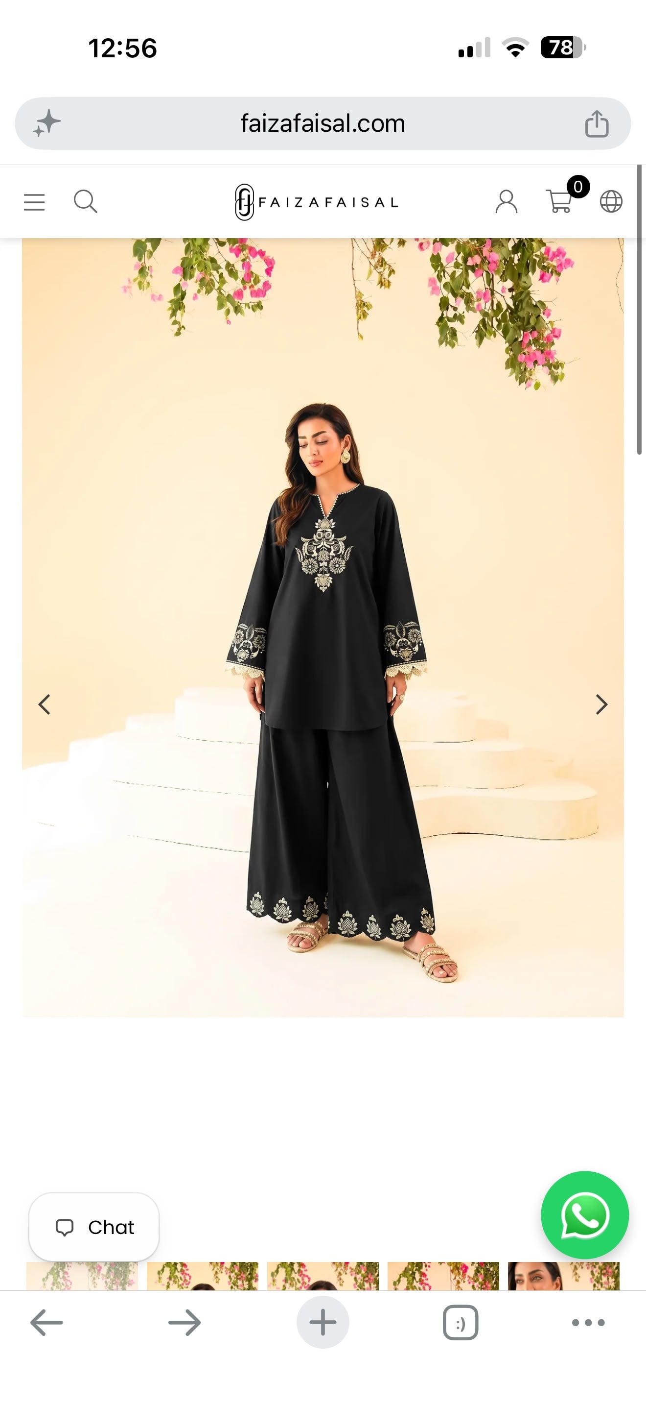 Unstitched lawn 2pc with patch