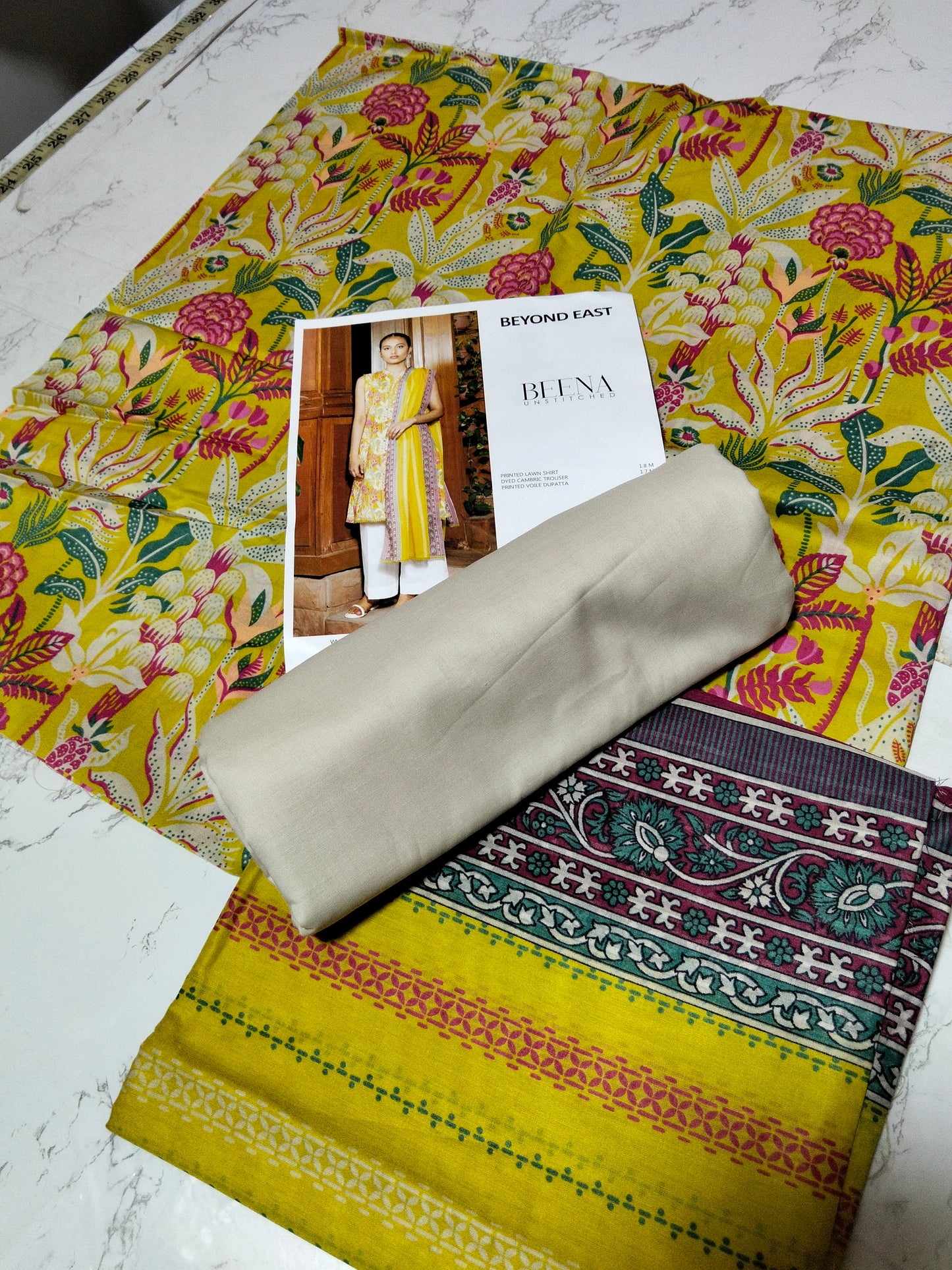 Sale beyond East printed lawn 3pc