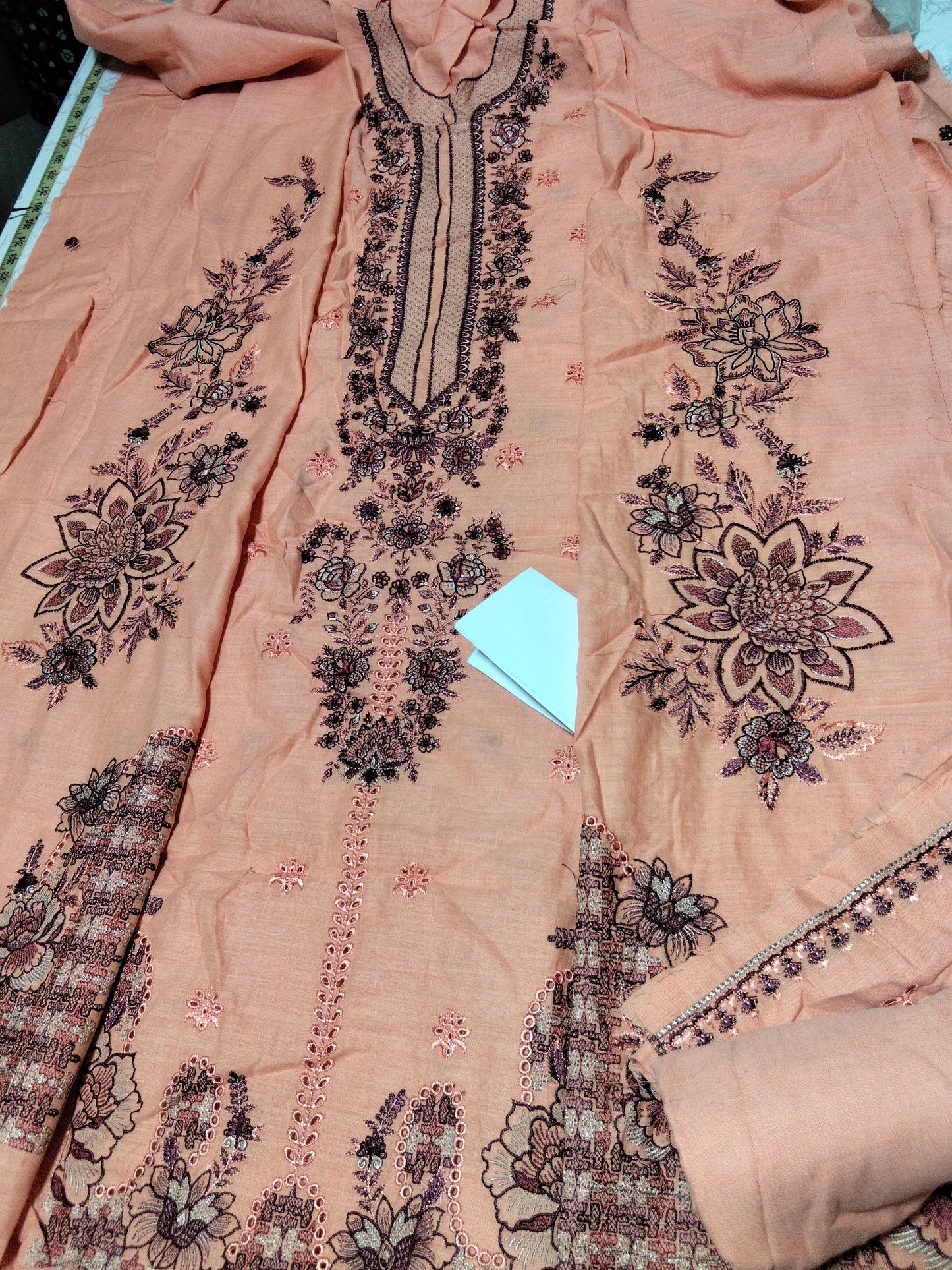Sale embroided cotton khadar 2pc shirt and trouser