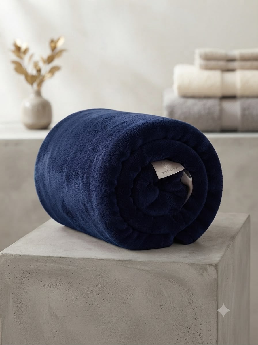 Blue summer blanket king size (220*240)