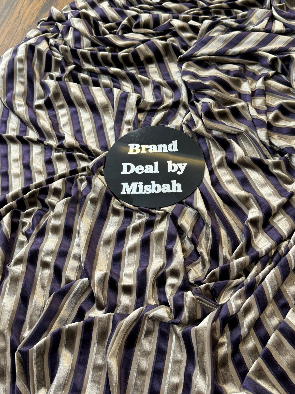 Velvet stripe shirt