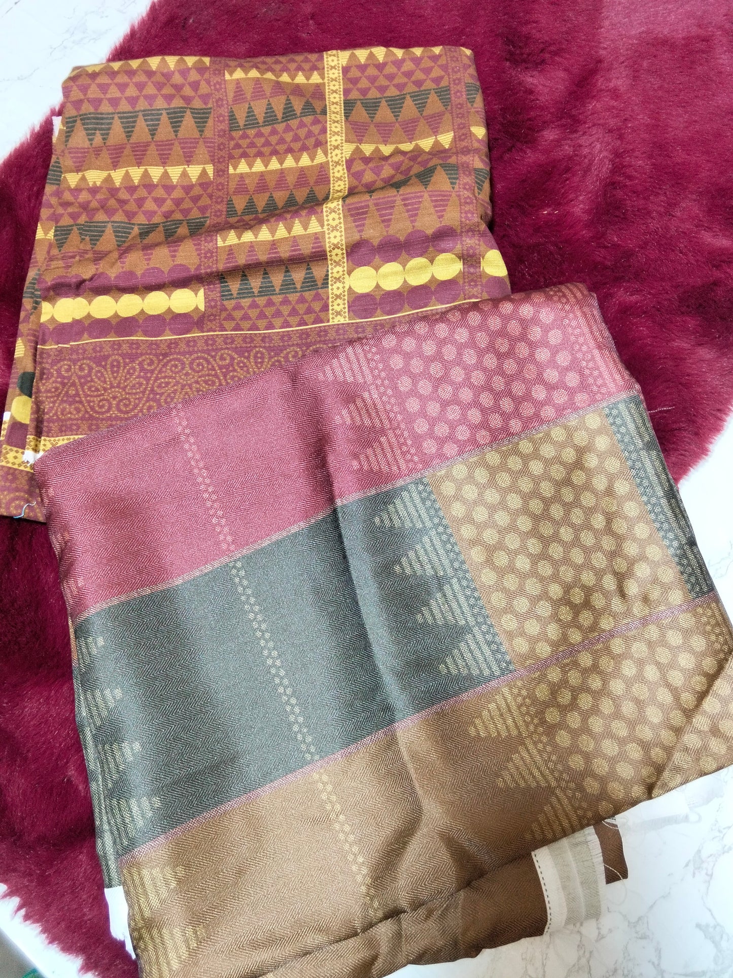 Sale printed khaddar 2pc shirt and Dupatta