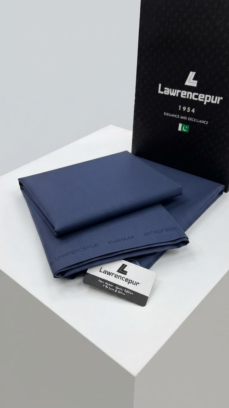 Shade 08 Lawrencepur Kunhar microfiber all season wash n wear complete suit (4meter)