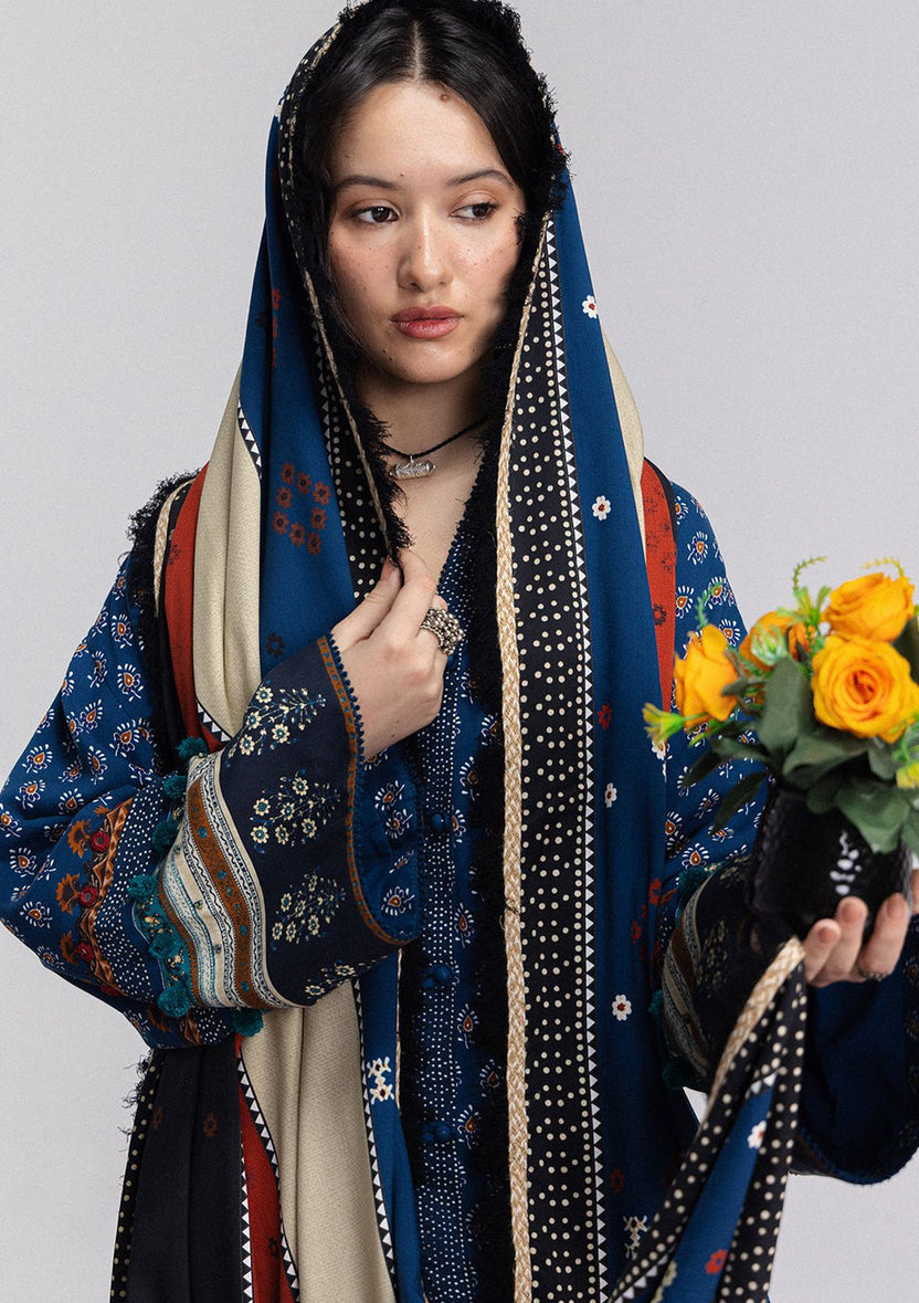 Coco prints by Zara shahjhan  ANIKA -3A printed linen 3pc