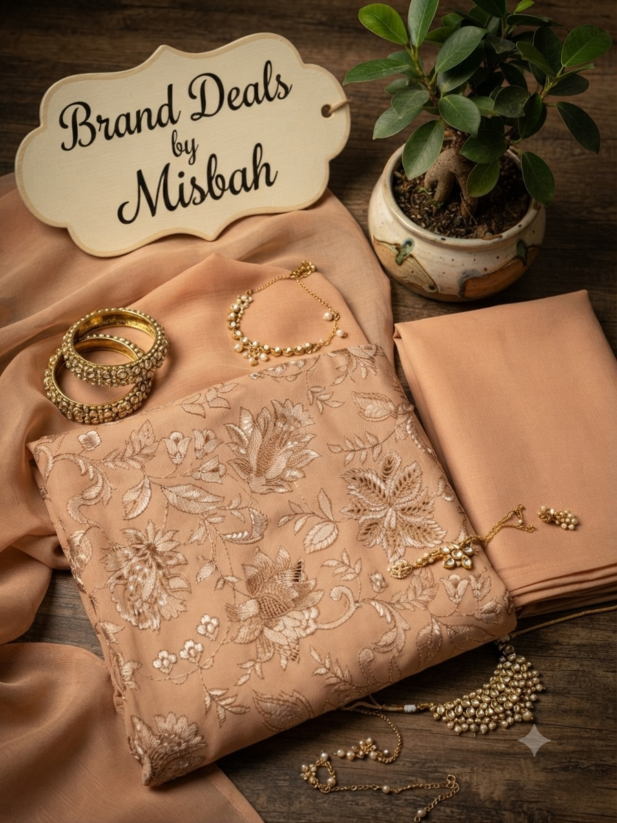 Sale breeze embroided khadar 2pc shirt and trouser