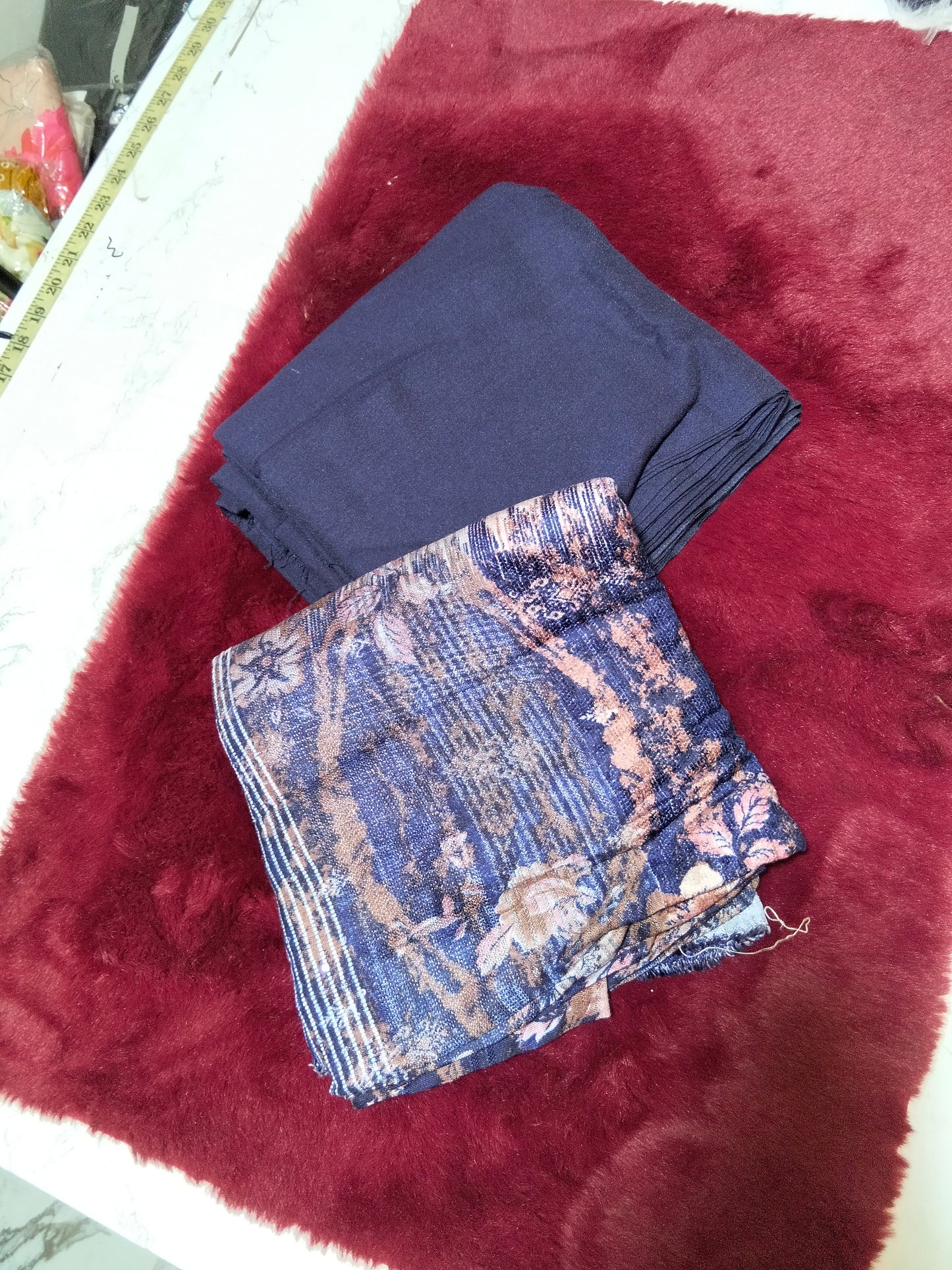 Sale plain marina shirt and trouser  with winter shwal