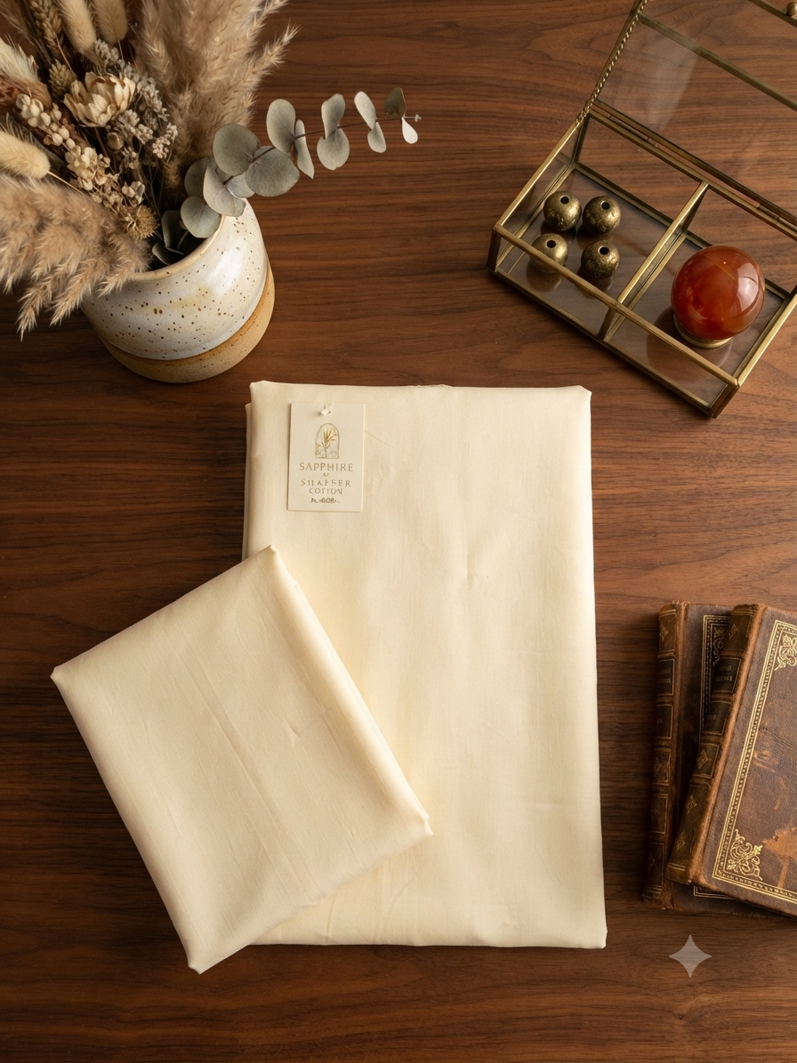Sapphire plain viscose silk 2 pc
