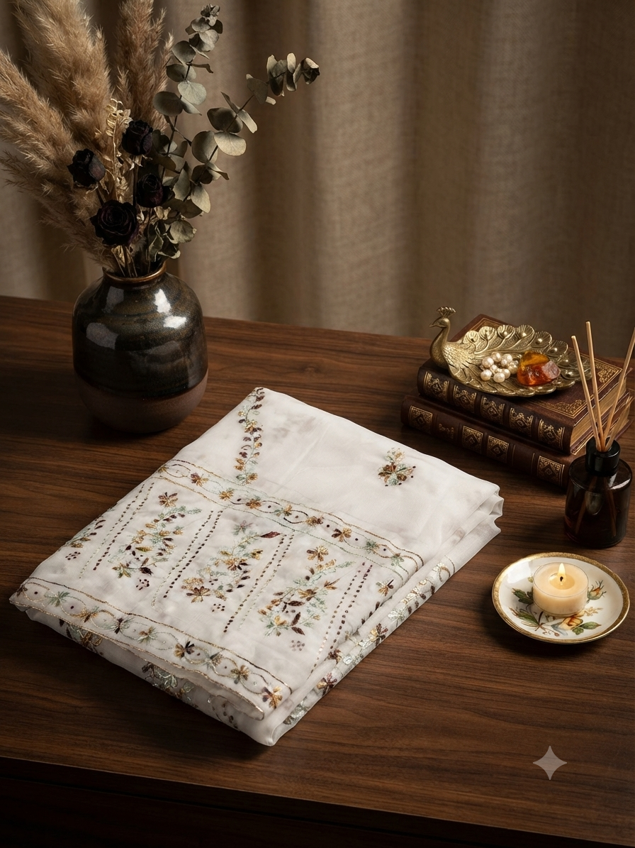Sale hand embroided shawl (embroidery change Ho sakti ha )