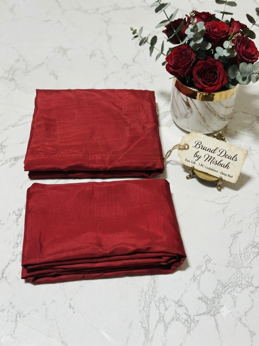 Agha Noor raw silk 2 pc dyeable