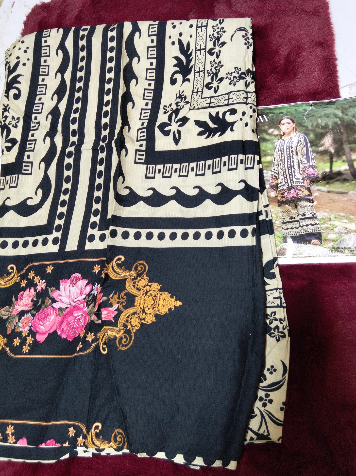 Sale printed linen 2pc shirt and trouser