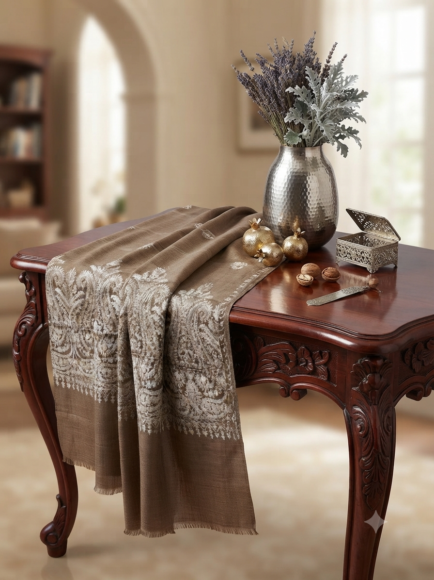Sale embroided wool shawl winter