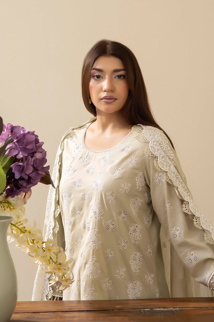 Adan libas  design 03 embroidered lawn 3pc