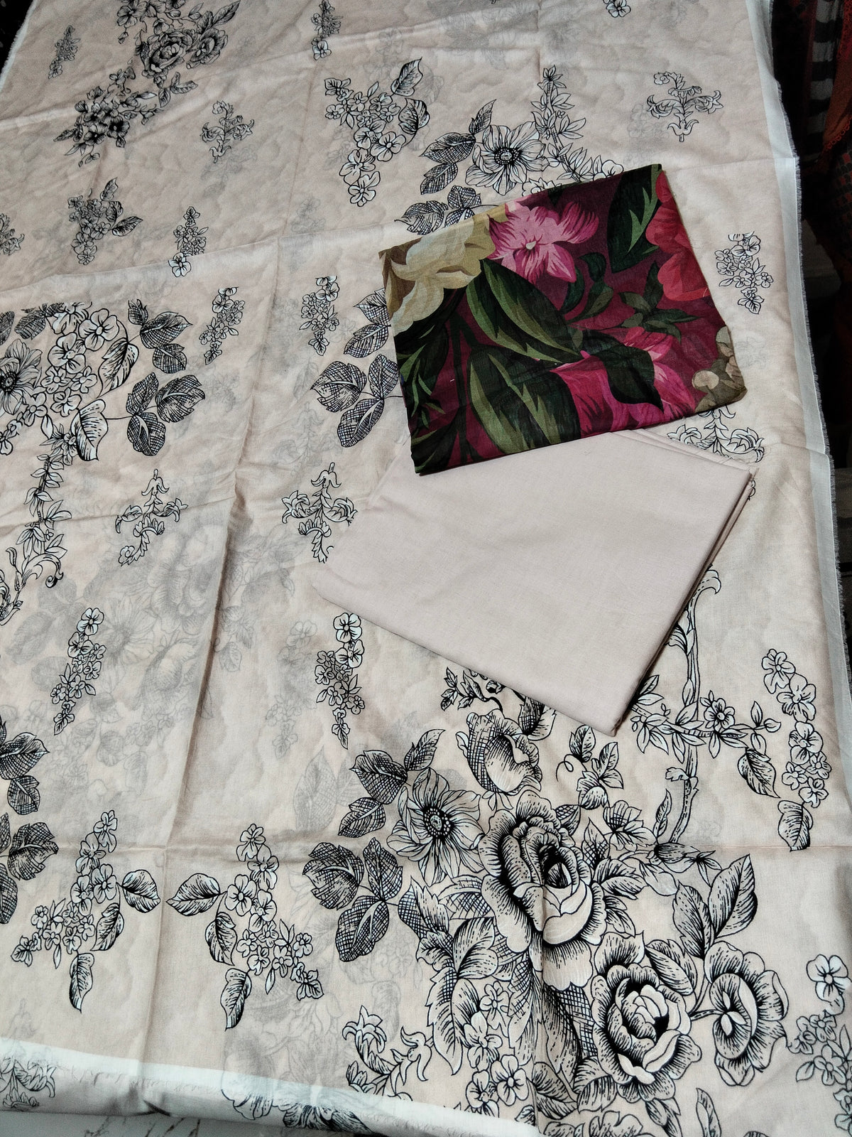 Sale Beech tree printed lawn 3Pc