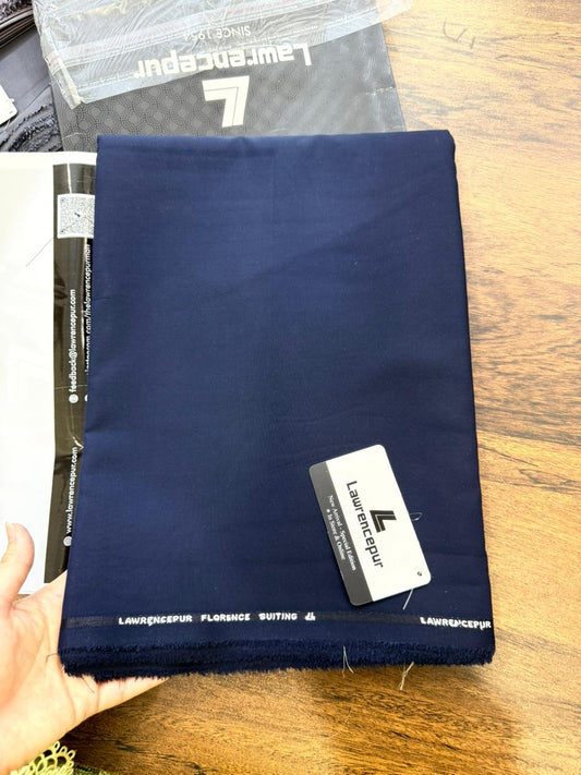 Lawrencepur luxury gents all season wash n wear florence suting complete suit 
Code 3