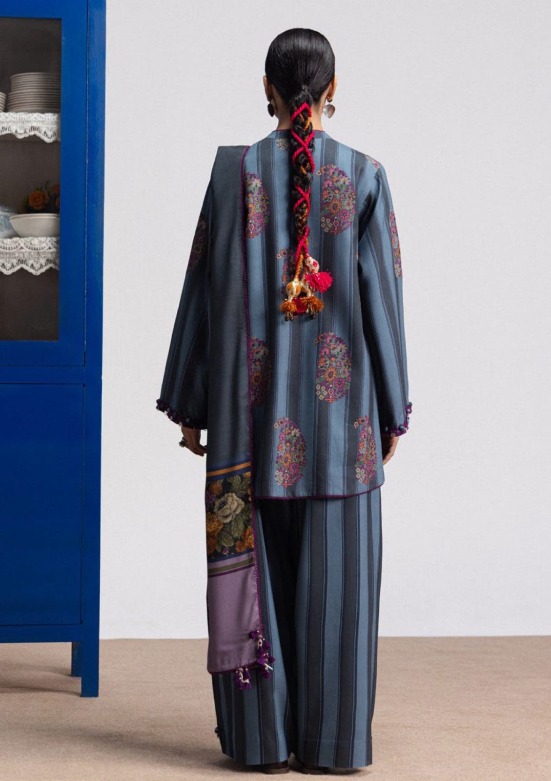 Coco prints by Zara shahjhan  RANIA -4B  printed linen 3pc