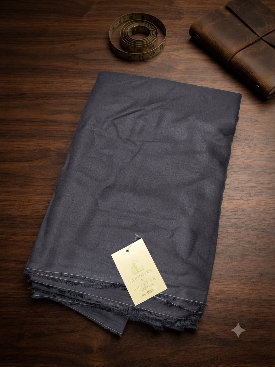 Sapphire leather georget 2pc fabric