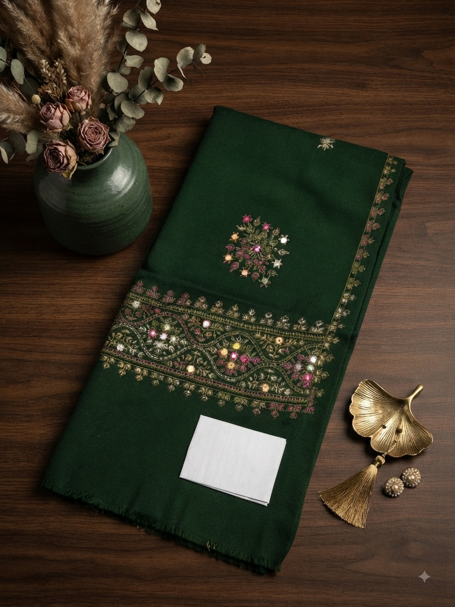 Sale embroided winter shawl